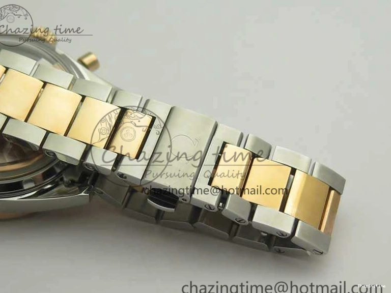 0212 Thermal Speedmaster ’57 Co-Axial SS RG OMF 1:1 Best Edition White Dial On SS RG Bracelet A9300 (Free Leather Strap) 8074